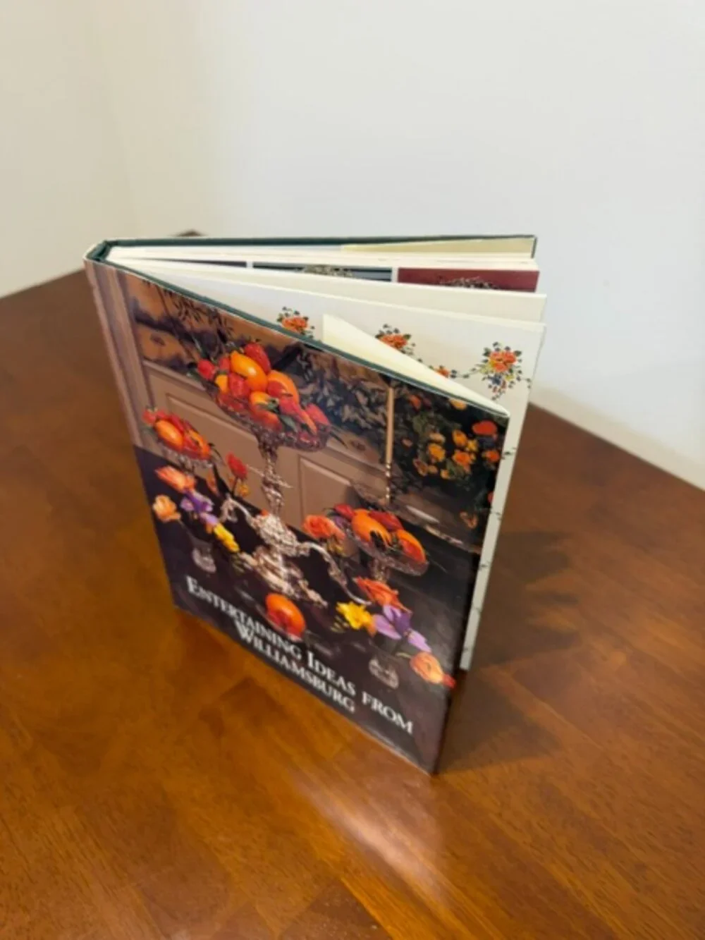 Entertaining Ideas From Williamsburg Vintage Hardcover Book